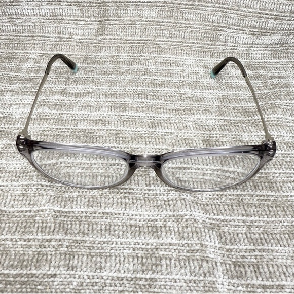 Tiffany & Co Eyeglasses Frame TF2177 2177 8270 Gray Transparent Silver 54-17-140 - Picture 6 of 9
